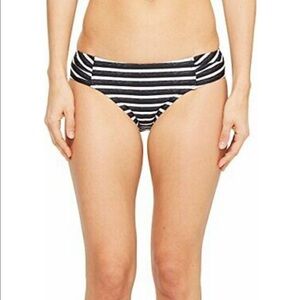 🆕 Lole Rio black & white striped bikini bo…